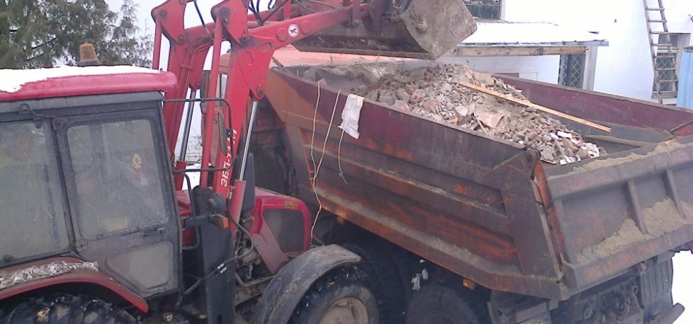 Disposal of building debris